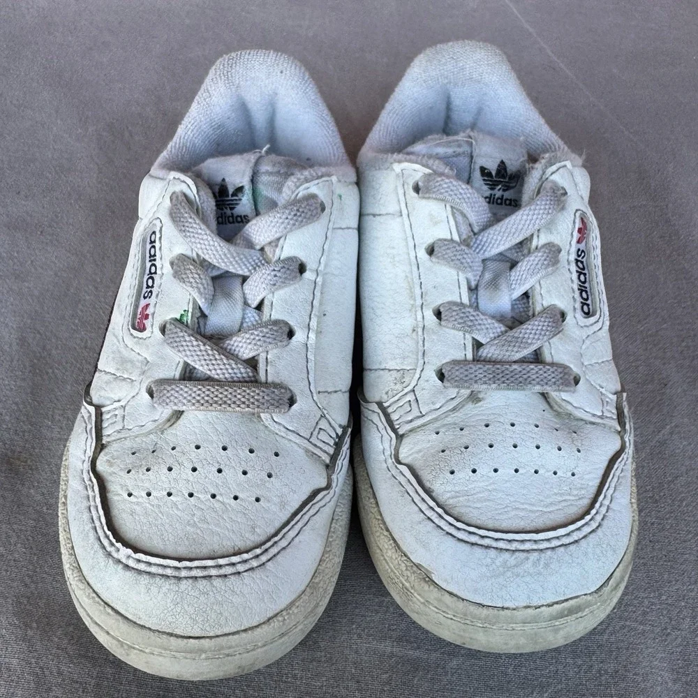 Size 6k - Adidas Continental 80 Athletic Baby Toddler‎ Shoes White/Red G28218